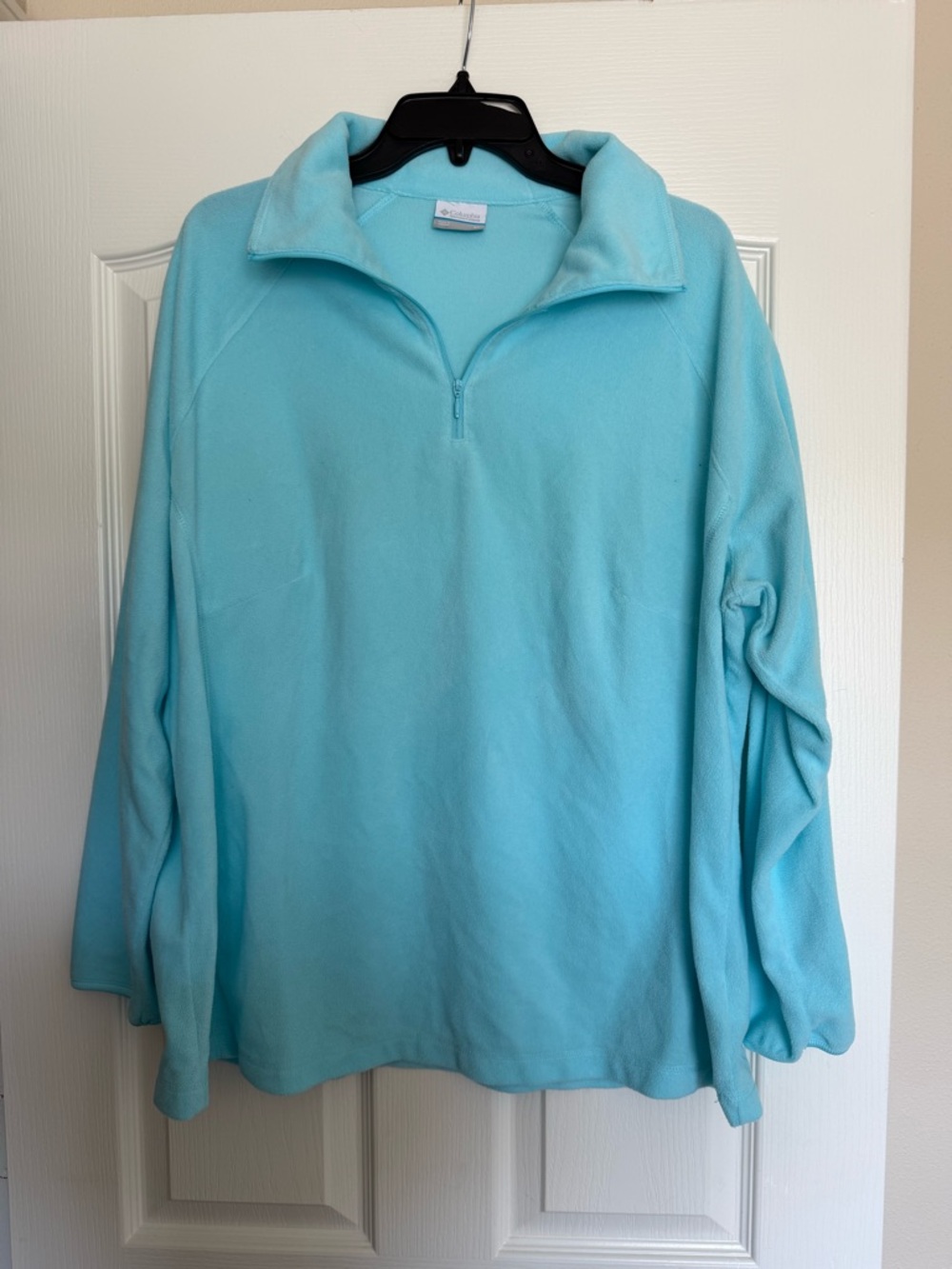 Columbia Women's Aqua Quarter-Zip Fleece Pullover